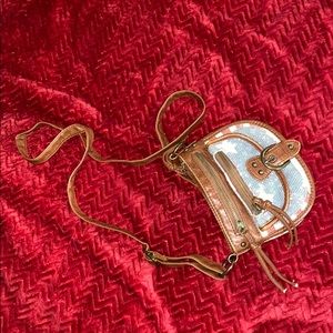 American flag side bag